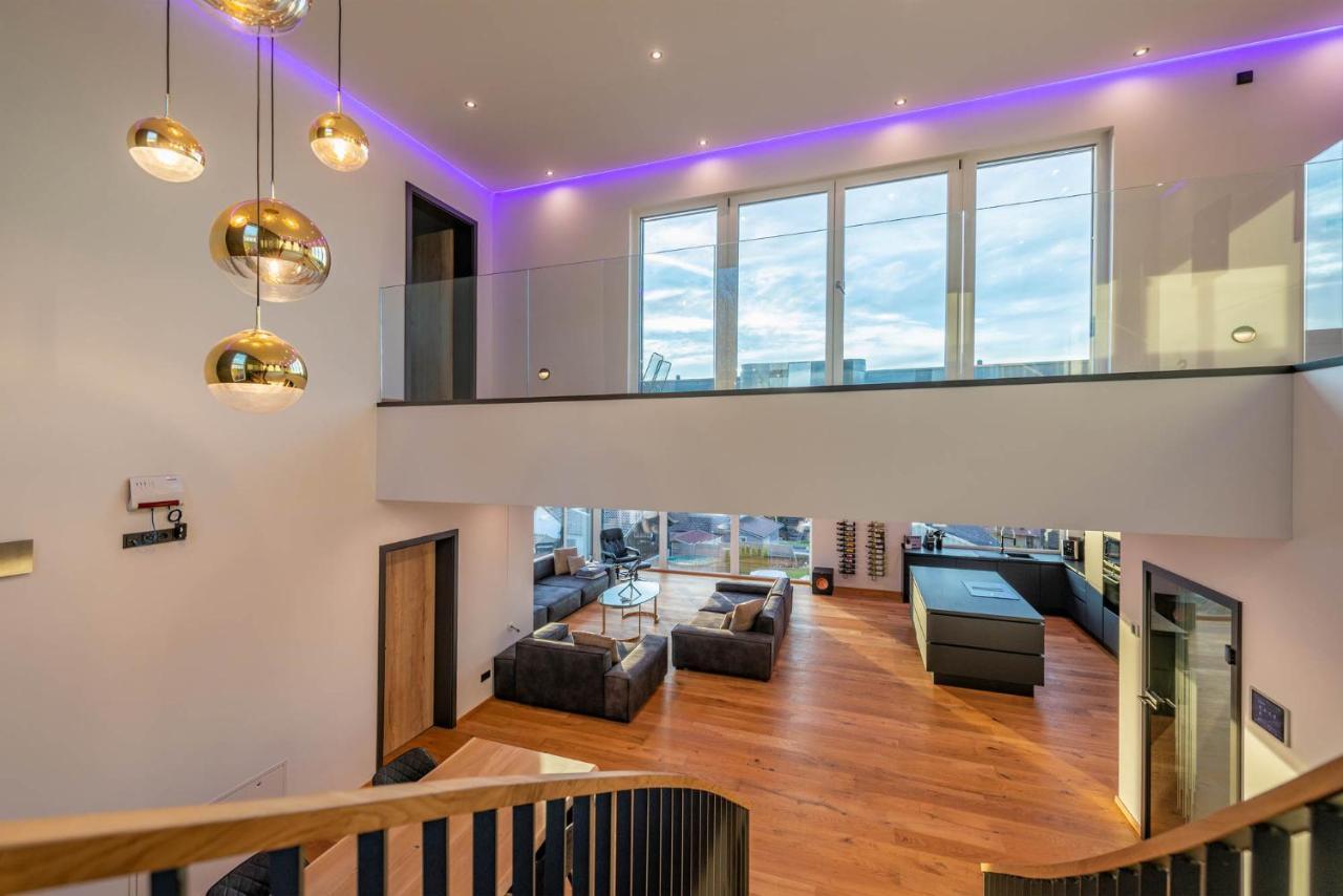 Moderne Villa Mit Whirlpool Und Heimkino Waldkirchen Luaran gambar