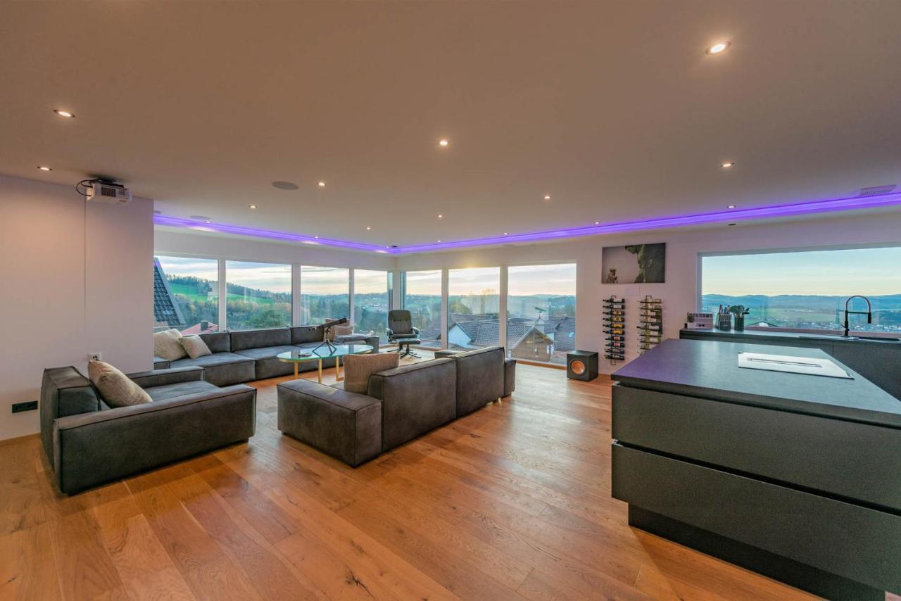 Moderne Villa Mit Whirlpool Und Heimkino Waldkirchen Luaran gambar